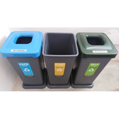 Odpadkový kôš na triedený odpad TRIO