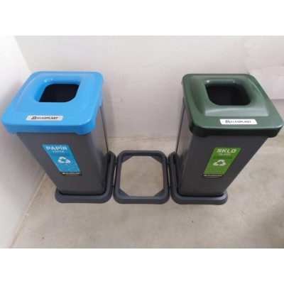 Odpadkový kôš na triedený odpad TRIO