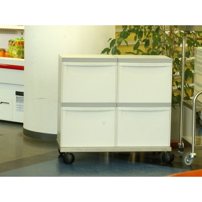 Odpadkový kôš na triedený odpad EKOMODUL 4x30 l 