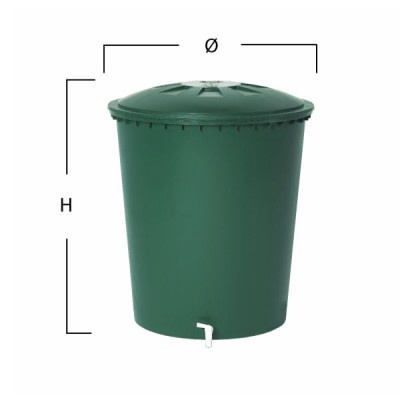 Plastová nádrž na dažďovú vodu ROLL 210-310-510 l