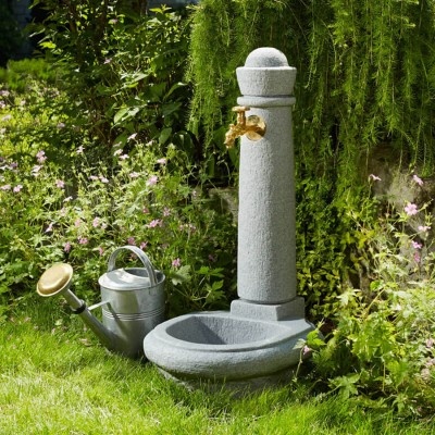 Záhradná fontánka Venezia - šedý kameň