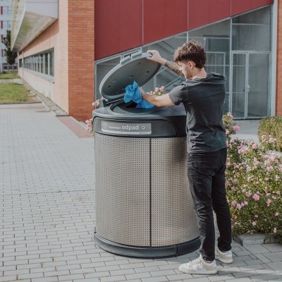 Prístrešok SemiQ bin na plastový kontajner 240 l 