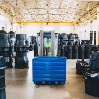 Ohradová paleta MARS s lyžinami, 1200x800x920 mm