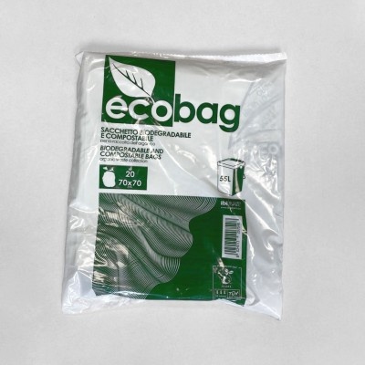 Kompostovateľné vrecká na kuchynský odpad ECOBAG, rôzne veľkosti