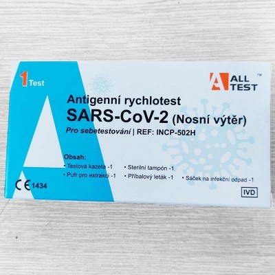 Antigénový test tyčinkový, ALLTEST SARS-CoV-2, baleno po 1 ks