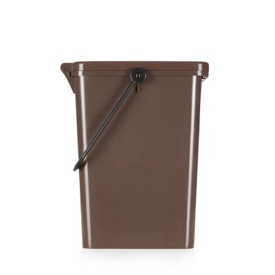 Košík na kuchynský odpad MINIMAX SQUARE 10 l, plné veko