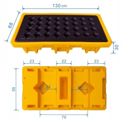 Záchytná vaňa pod 2 sudy (objem 83 l alebo 150 l)