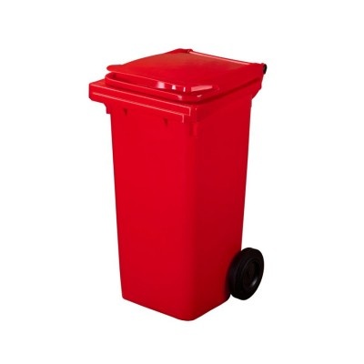 Plastová nádoba na odpad  ELKOPLAST 120 l - červená C