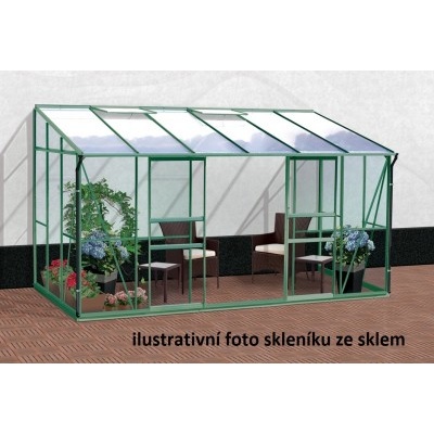 Skleník VITAVIA IDA 7800 PC 6 mm zelený