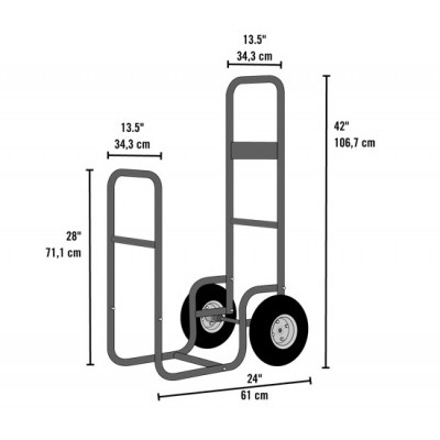 Vozík na drevo SHELTERLOGIC 