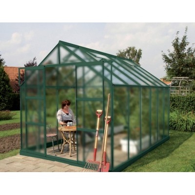 Skleník VITAVIA URANUS 9900 matné sklo 4 mm zelený